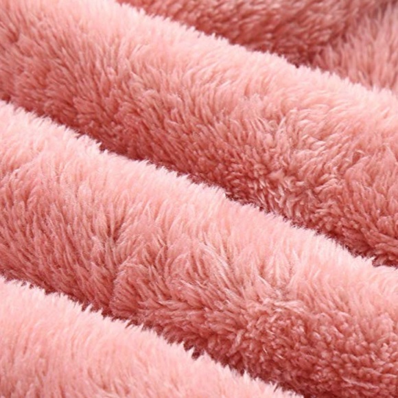 Suede Trench w Faux Fur Collar - Picture 2 of 4